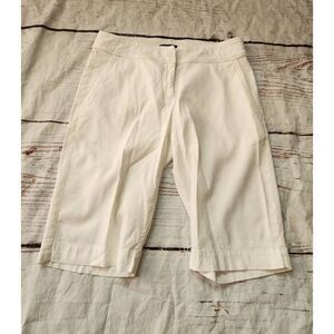 Eileen Fisher Linen Blend Bermuda‎ Shorts Size 4